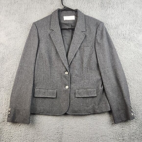 Pendleton Jackets & Blazers - Vintage Pendleton Blazer Women 14 Gray Miss Virgin Wool Made in USA Suit Jacket